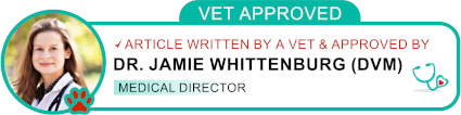 badge showing veterinarian approval by dr. Whittenburg