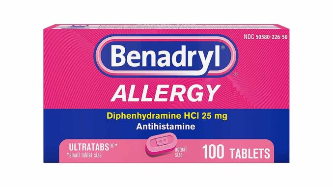 benadryl opt