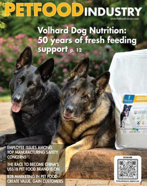 cover of pet food industry magazine