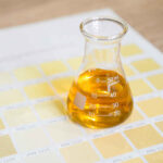 dog pee color chart with urine sample